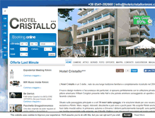 Tablet Screenshot of hotelcristallorimini.com